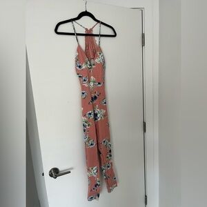 Floral Halter Jumpsuit